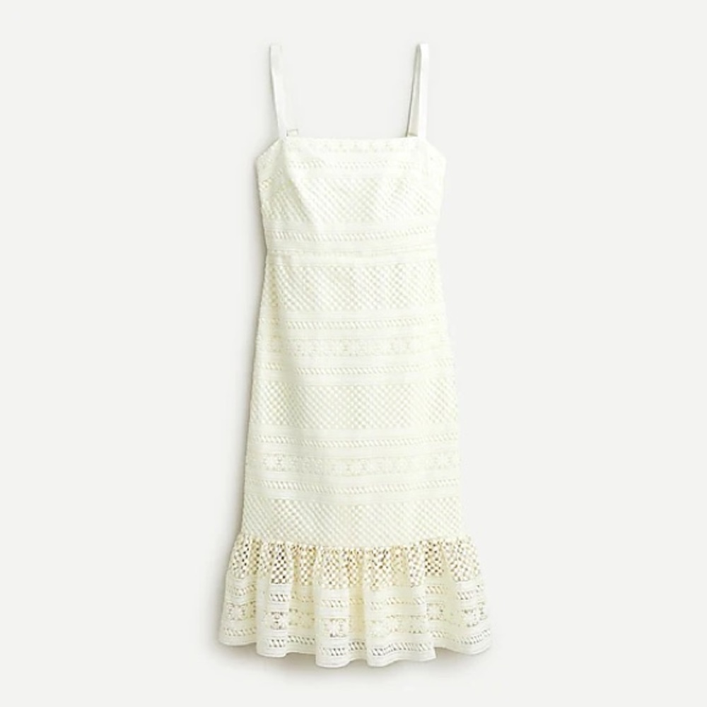 J.Crew | Geometric Lace Midi Dress